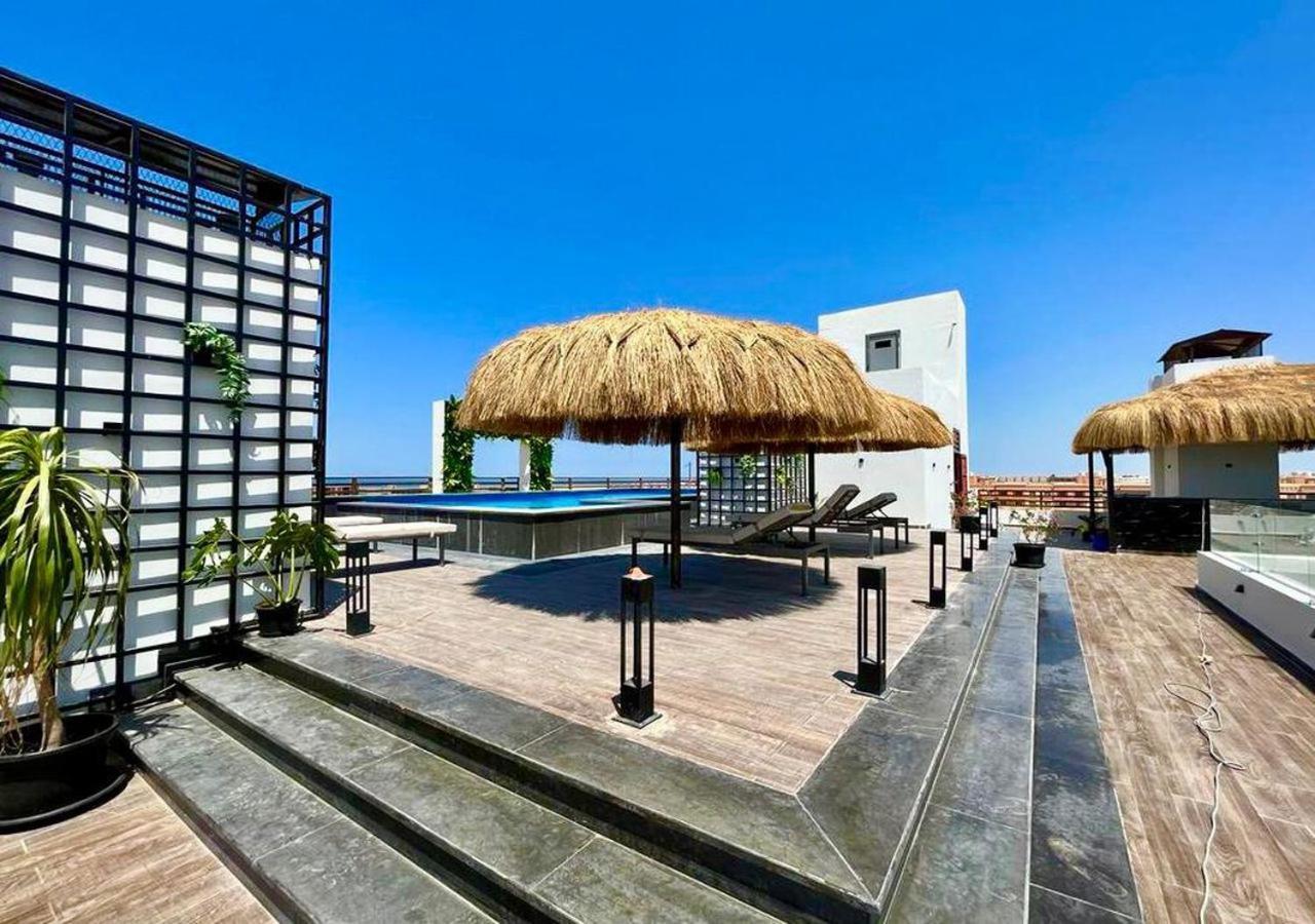 Sanctuary Sunlit Hurghada Haven With 4 Pools, Rooftop Sunsets & Gourmet Bites Steps Away Esterno foto